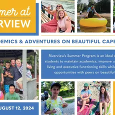 Summer at Riverview offers programs for three different age groups: Middle School, ages 11-15; High School, ages 14-19; and the Transition Program, GROW (Getting Ready for the Outside World) which serves ages 17-21.⁠
⁠
Whether opting for summer only or an introduction to the school year, the Middle and High School Summer Program is designed to maintain academics, build independent living skills, executive function skills, and provide social opportunities with peers. ⁠
⁠
During the summer, the Transition Program (GROW) is designed to teach vocational, independent living, and social skills while reinforcing academics. GROW students must be enrolled for the following school year in order to participate in the Summer Program.⁠
⁠
For more information and to see if your child fits the Riverview student profile visit www94x.com/admissions or contact the admissions office at admissions@www94x.com or by calling 508-888-0489 x206